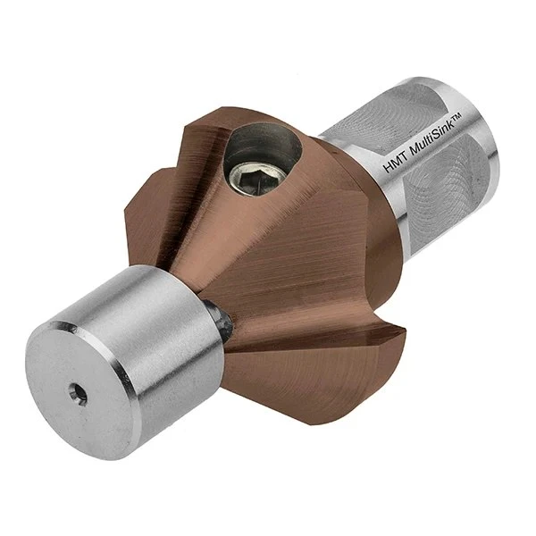 HMT VersaDrive STAKIT ULTRA Drill & Countersink Tooling Kit – bronze countersink with pilot cutter and silver shank