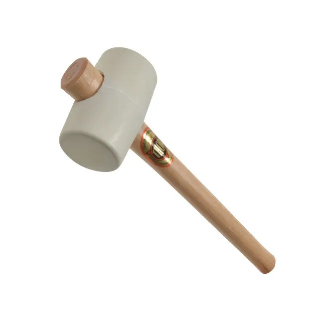 Thor 952W white rubber mallet with 54mm head and 375g weight for non-marking applications