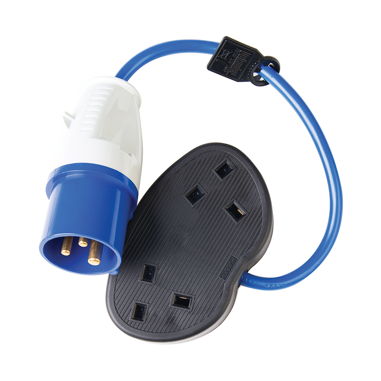 Defender Fly Lead Converter 16A - 2 x 13A 230V
