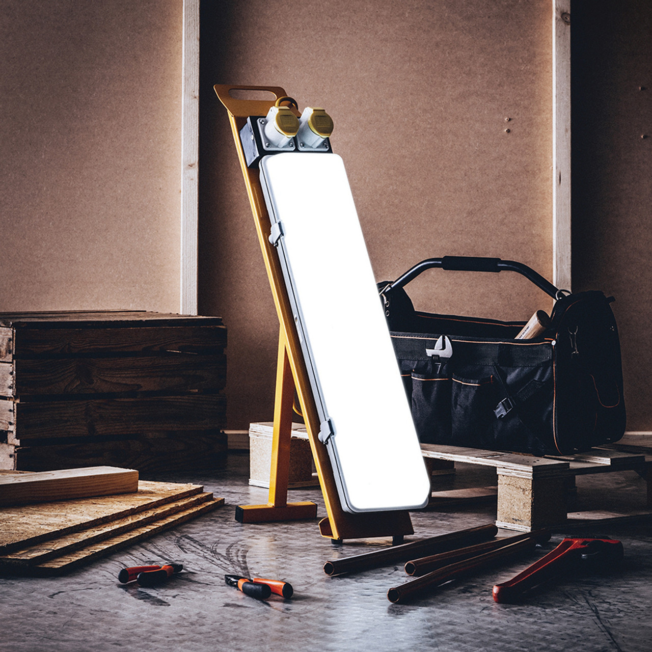 Defender LED Floor Light + Twin Power Take-Off 2ft