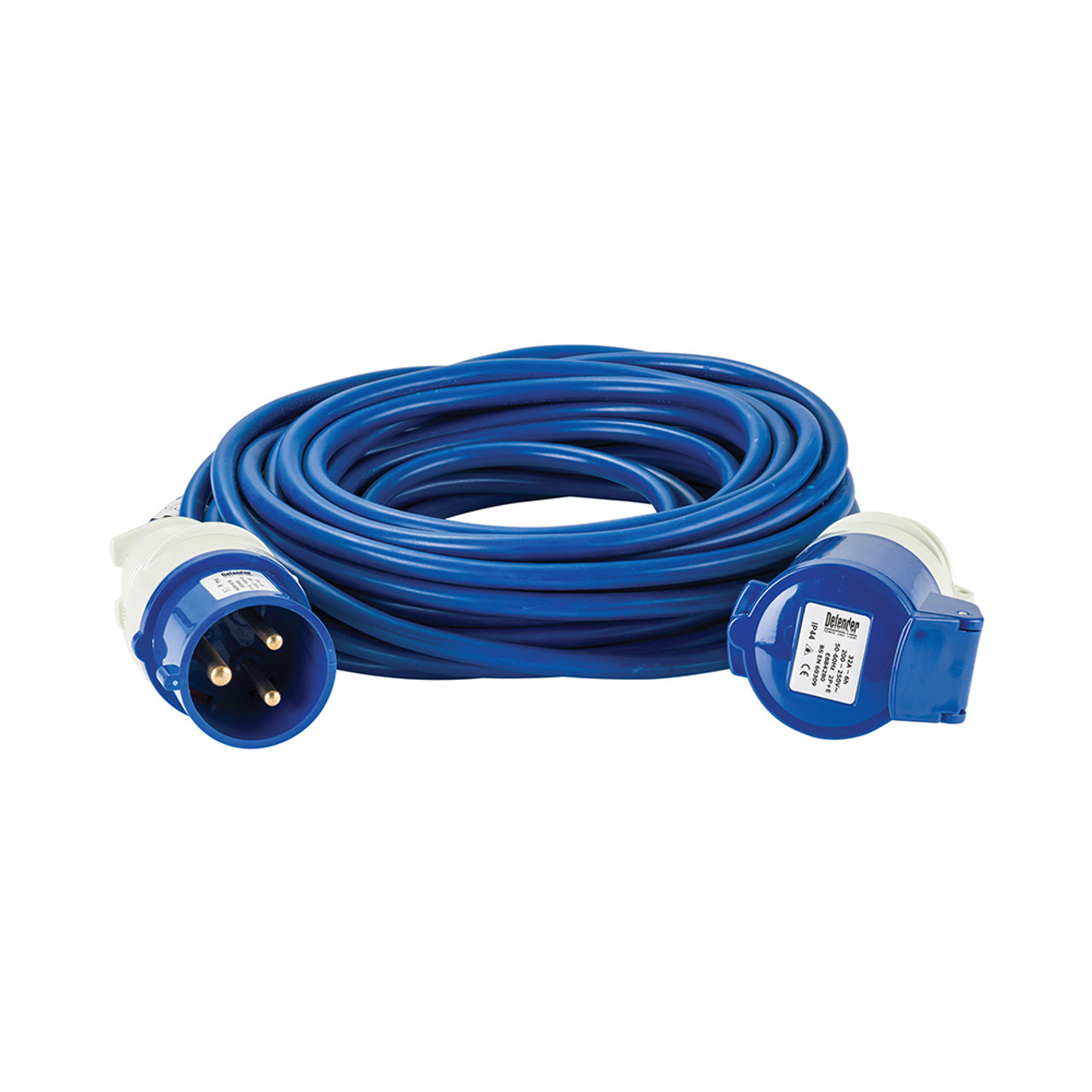 Defender Arctic Extension Lead Blue 2.5mm2 32A 14m