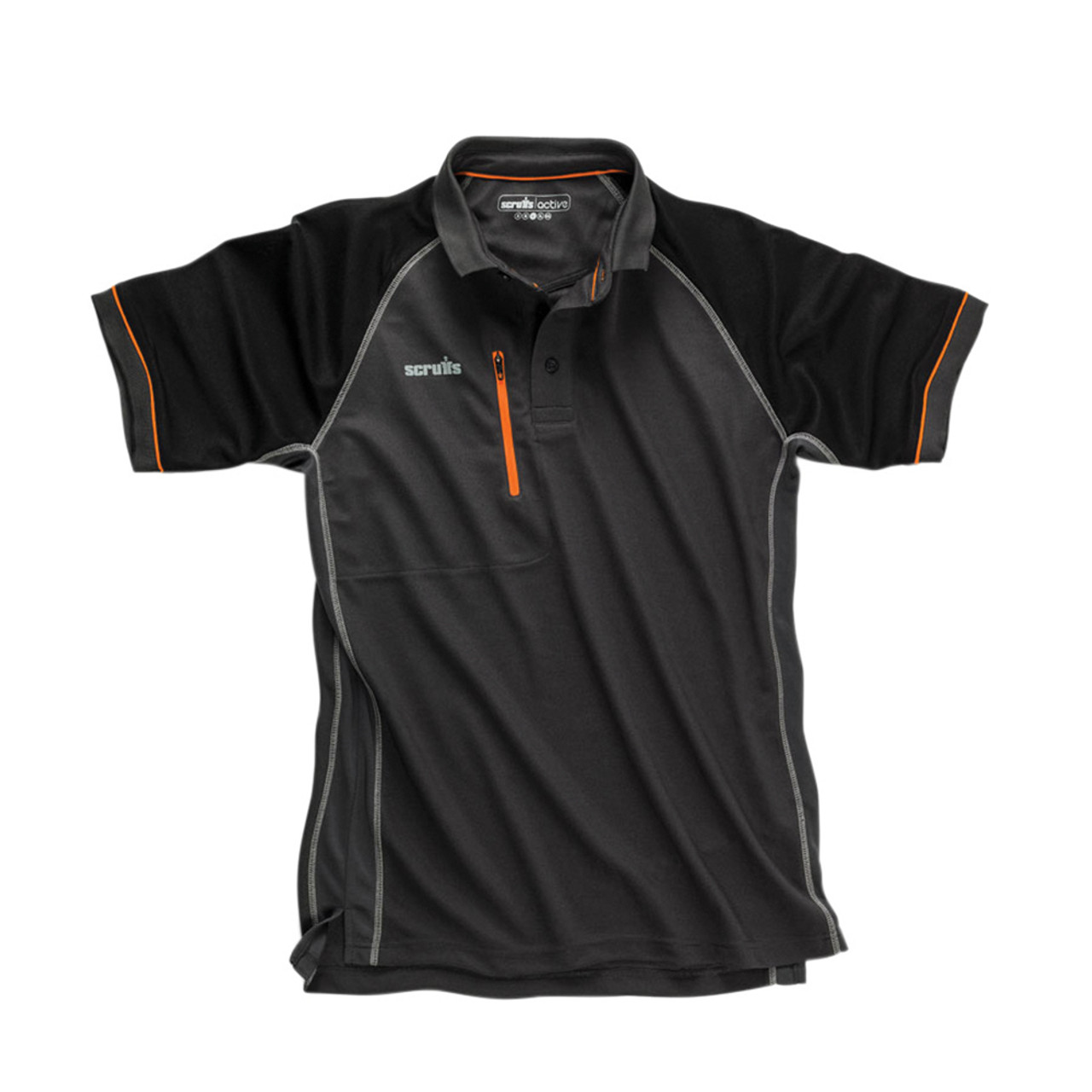 Scruffs Trade Active Polo Graphite