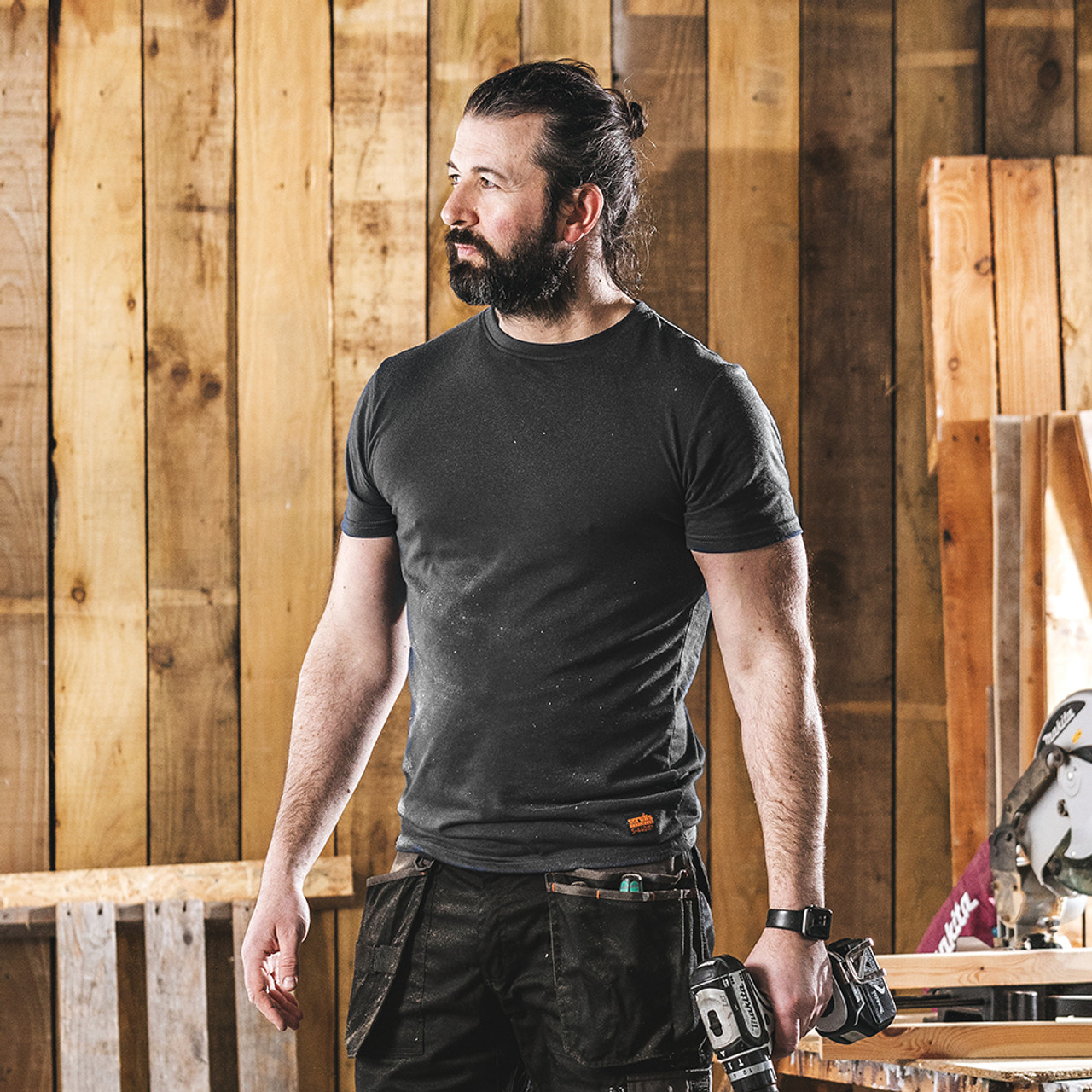 Scruffs Worker T-Shirt Graphite