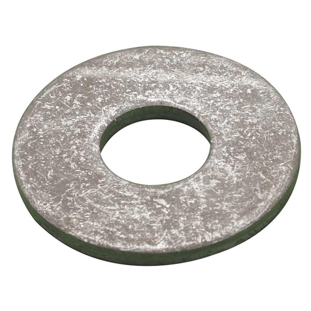 8mm Mild Steel plain flat washer Form G self colour BS4320