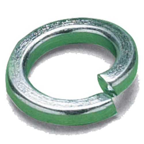 1/2" square section split spring washer bright zinc plated, single washer product image