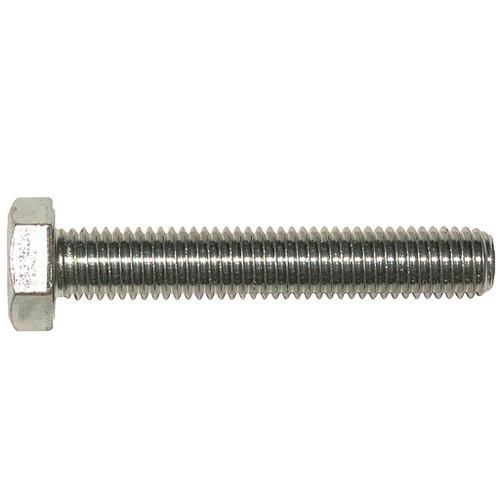 M20 x 140mm High Tensile Set Screw Gr 8.8 Zinc Plated - DIN 933 – fully threaded high tensile steel set screw ideal for secure fastening and clamping