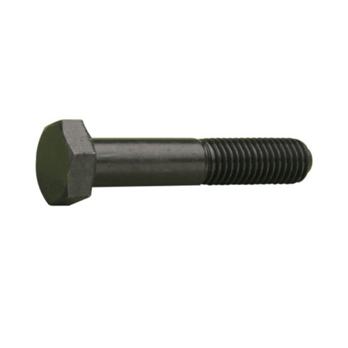 High Tensile Set Bolt Gr 8.8 DIN 931 self-colour M20 x 150mm, single self-colour bolt in side profile showing the plain shank and threaded end