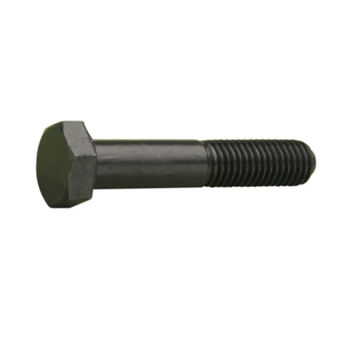 High Tensile Set Bolt Gr 8.8 DIN 931 self-colour M30 x 190mm, single self-colour bolt in side profile showing the plain shank and threaded end