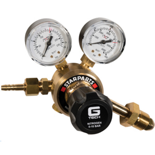 Single Stage 2 Gauge Nitrogen Regulator 300 Bar from Oneweld Supplies.