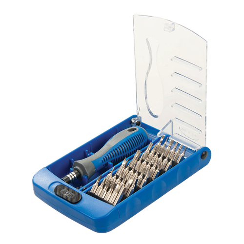 Silverline Precision Screwdriver Bit Set 37pce - 37pce from Oneweld Supplies.