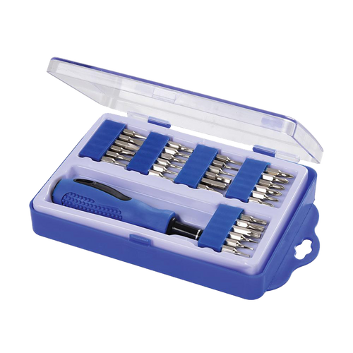 Silverline Precision Screwdriver Bit Set 31pce - 31pce from Oneweld Supplies.
