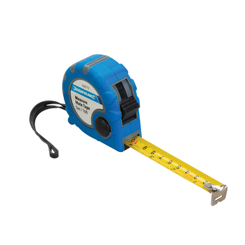Silverline Measure Mate Tape - 5m / 16ft x 19mm from Oneweld Supplies.
