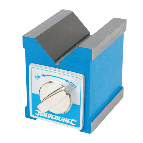 Silverline Magnetic V-Block - 70 x 60 x 70mm from Oneweld Supplies.