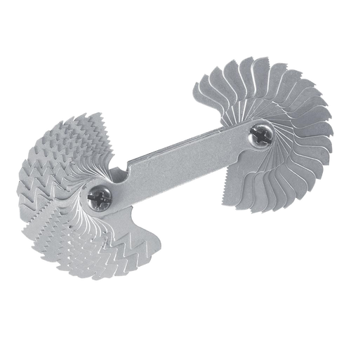 Silverline Screw Pitch Gauge Combination - 0.25 - 6mm / 4 - 62BSW from Oneweld Supplies.