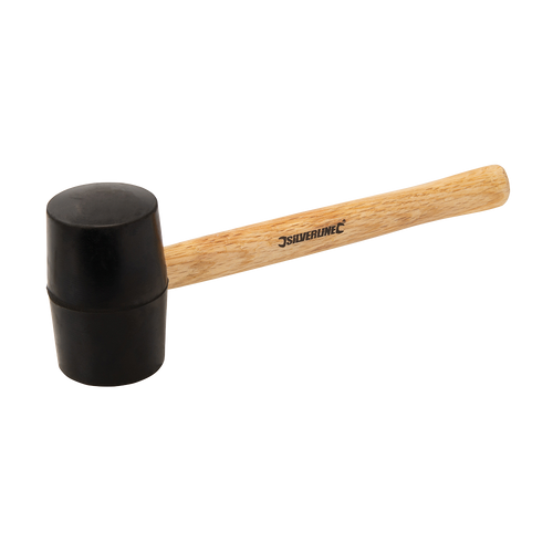 Silverline Black Rubber Mallet - 16oz (454g) from Oneweld Supplies.