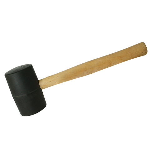 Silverline Black Rubber Mallet - 24oz (680g) from Oneweld Supplies.