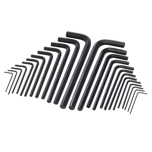 Silverline Hex Key Long Series Set 25pce - Metric & AF from Oneweld Supplies.