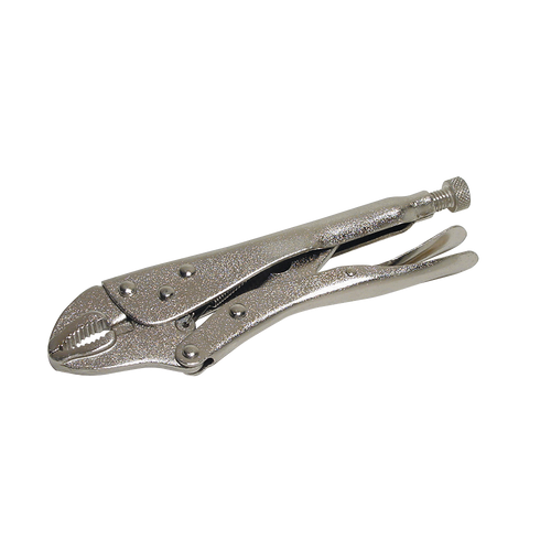 Silverline Self-Locking Pliers - 220mm Curved from Oneweld Supplies.