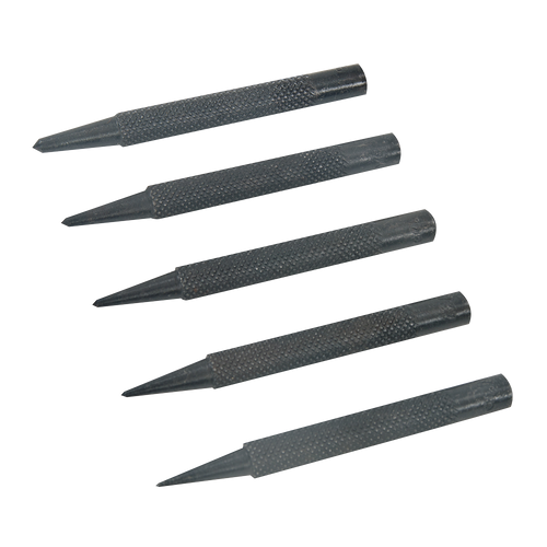 Silverline Centre Punch Set 5pce - 5pce from Oneweld Supplies.