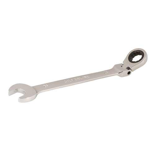 Silverline Flexible Head Ratchet Spanner - 21mm from Oneweld Supplies.