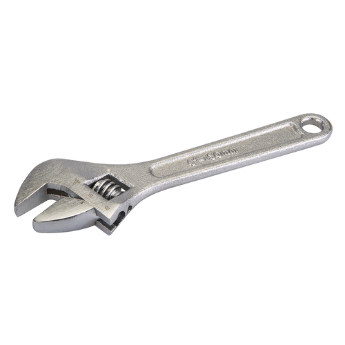 Silverline Adjustable Wrench - Length 150mm - Jaw 17mm from Oneweld Supplies.