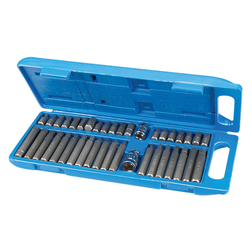 Silverline Hex, T20 - T55 & Spline Bit Set 40pce - 40pce from Oneweld Supplies.