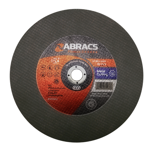 Abracs PHOENIX 300mm x 3.5mm x 25mm FLAT METAL Abracs abrasive disc for professional cutting and grinding applications in fabrication and engineering