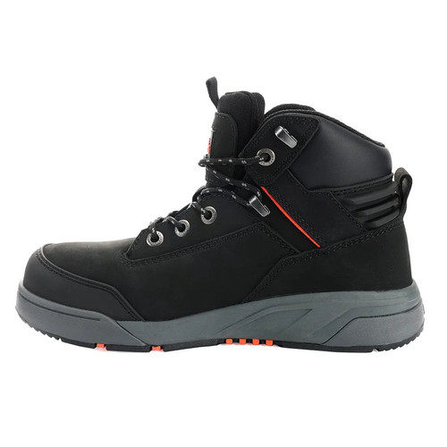 Scruffs Womens Black Switchback Safety Boots Ã¢â‚¬â€œ single boot in opposite side profile