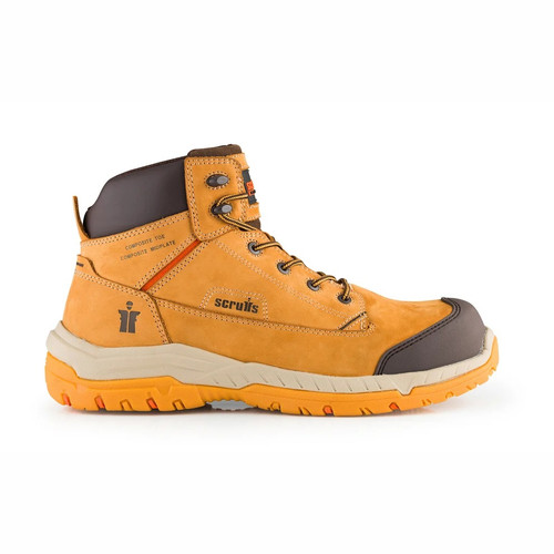 Scruffs Solleret Safety Boots Ã¢â‚¬â€œ single boot in left side profile