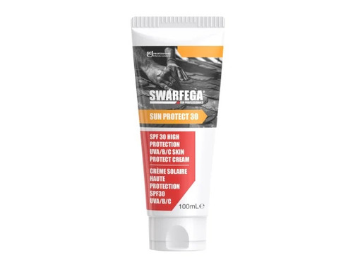 Swarfega Tough SPF 30 Sun Protection Cream 100ml professional skin protection product for workplace and industrial use