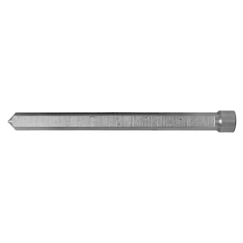 HMT Silvermax 25 HSS Broach Cutter Pilot Pins – single silver pilot pin for annular cutter on white background