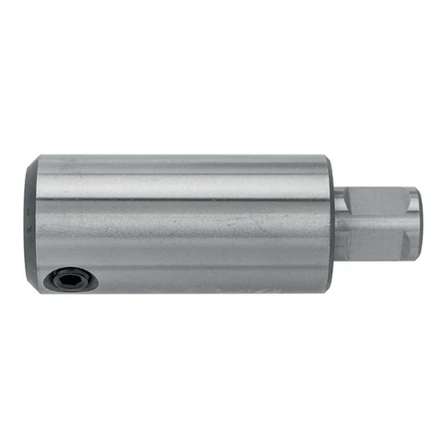HMT Magnet Drill Arbor Extension – silver magnetic drill adaptor, arbor or taper sleeve shown on white background