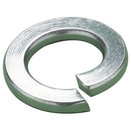 16mm rectangular section split spring washer DIN 127B bright zinc plated, single washer product image