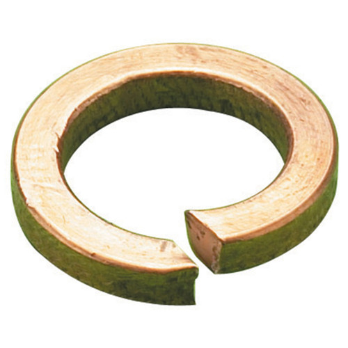 12mm square section split spring washer phosphor bronze, single washer product image