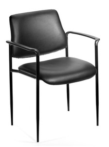 Black Caressoft Stack Guest Chair Black Caressoft Stack Guest Chair