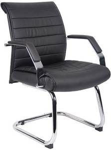 Modern Ribbed Executive Guest Chair Modern Ribbed Executive Guest Chair