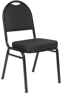 Black Crepe Banquet Stack Guest Chair Black Crepe Banquet Stack Guest Chair
