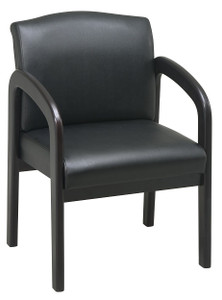 Espresso Wood Guest Chair Espresso Wood Guest Chair