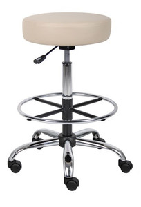 Beige Medical Stool with Footring Beige Medical Stool with Footring