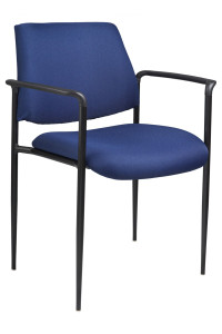 Blue Fabric Stack Guest Chair Blue Fabric Stack Guest Chair
