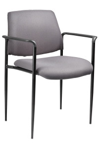 Grey Fabric Stack Guest Chair Grey Fabric Stack Guest Chair