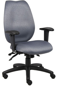 Grey Fabric High Back Multi-Function Task Chair Grey Fabric High Back Multi-Function Task Chair