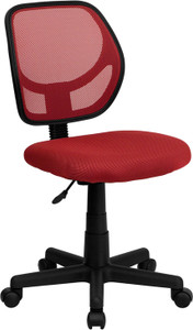 Mid-Back Red Mesh Task Chair