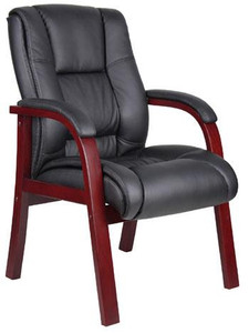 Mahogany Wood Executive Guest Chair Mahogany Wood Executive Guest Chair