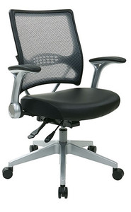 Light Back and Eco Leather Seat Managers Chair Light Back and Eco Leather Seat Managers Chair