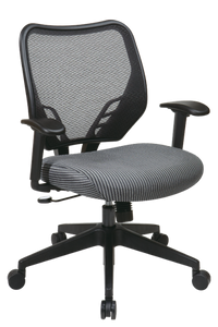 Dark Back and Charcoal Seat Manager's Chair