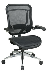 Executive High Back Chair with Mesh Back and Seat with Cantilever Arms Executive High Back Chair with Mesh Back and Seat with Cantilever Arms