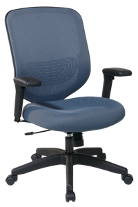 Blue Mesh Back and Seat Task Chair Blue Mesh Back and Seat Task Chair