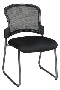 Modern Armless Mesh Stack Chair with Padded Seat Modern Armless Mesh Stack Chair with Padded Seat