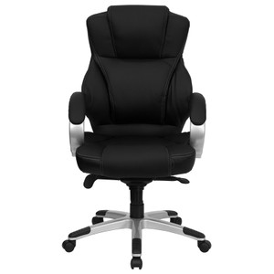 High Back Black Leather Contemporary Executive Swivel Chair High Back Black Leather Contemporary Executive Swivel Chair